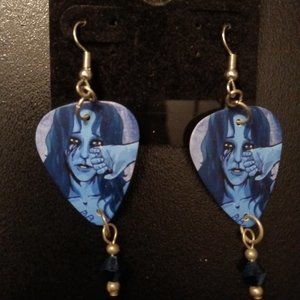 BULLET FOR MY VALENTINE GUITAR PICK EARRINGS